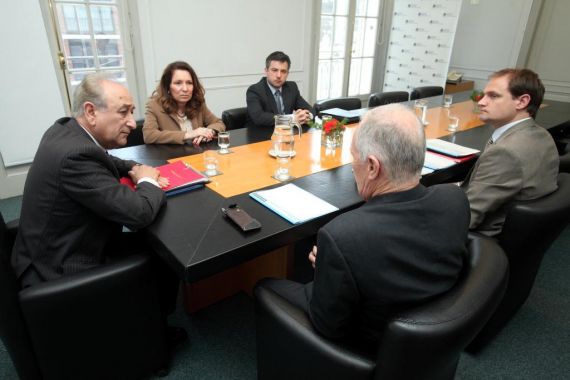 Lamberto se reunió con el ministro de Seguridad de la Nación, Arturo Puricelli