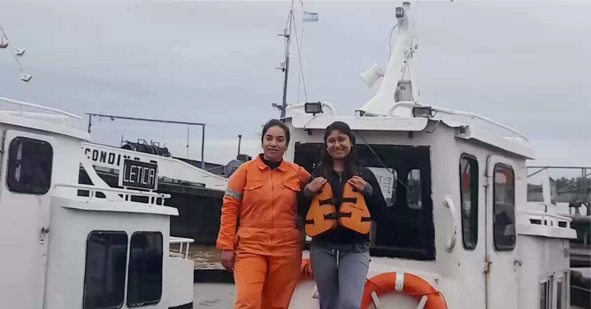 Somu Rosario embarcó a dos marineras y avanza en la inclusión de género