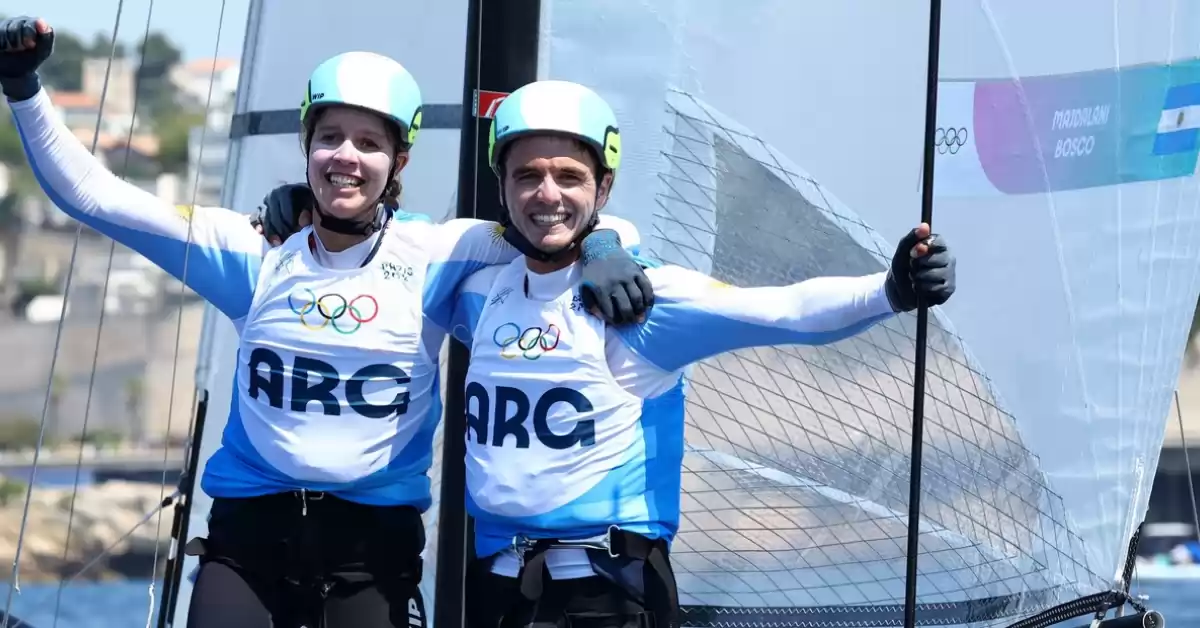 Juegos Olímpicos: Majdalani y Bosco consiguieron la medalla de plata en vela 