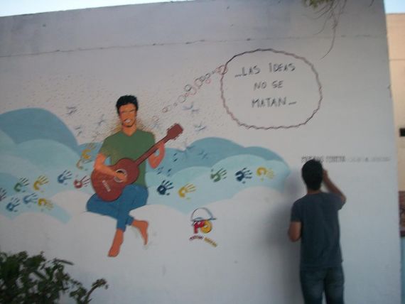 Bermúdez: conflictos y reclamos por el mural de Mariano Ferreyra