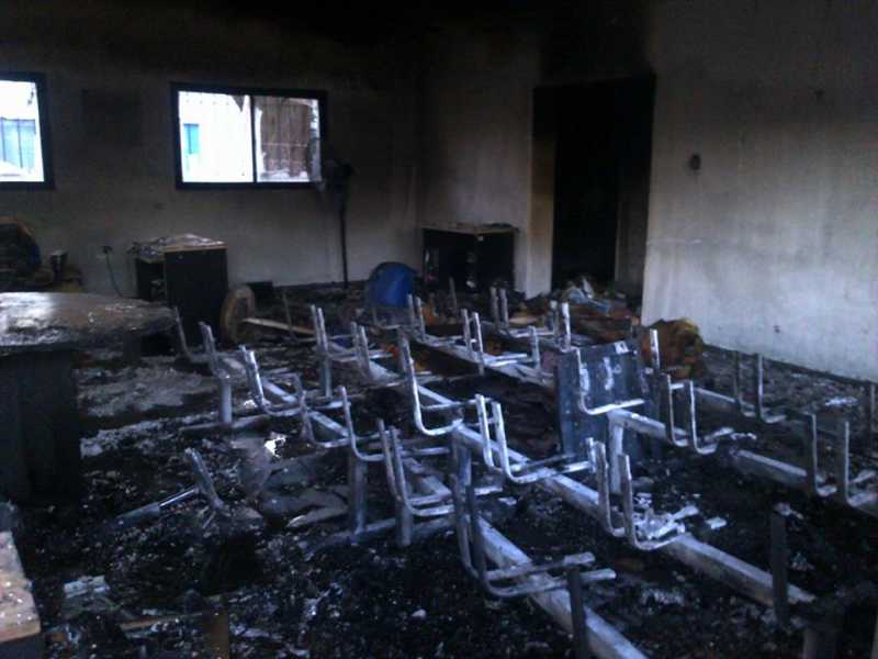Baigorria: importantes pérdidas tras un incendio en el NAC de barrio Los Robles