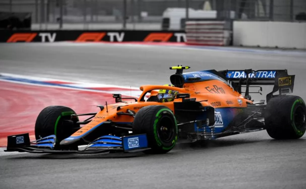 Lando Norris logró la pole position y partirá primero en Sochi