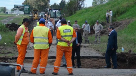 Puerto San Martín: habilitaron un acceso provisorio a la Autopista