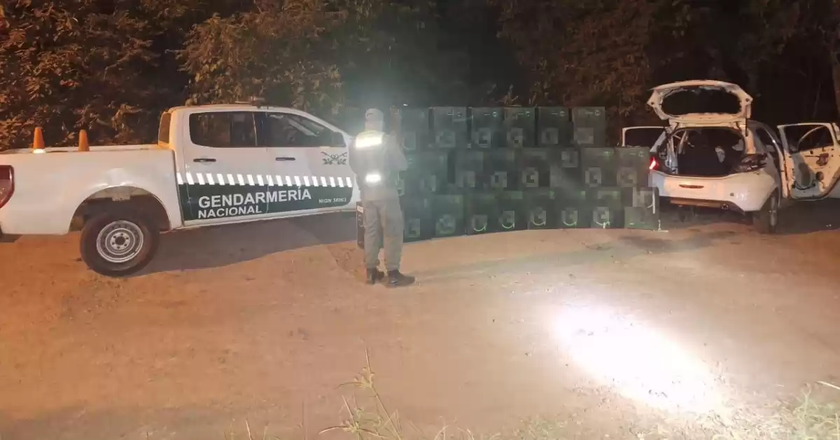 Gendarmería incautó más de 300 kilos de marihuana y 24 mil paquetes de cigarrillos