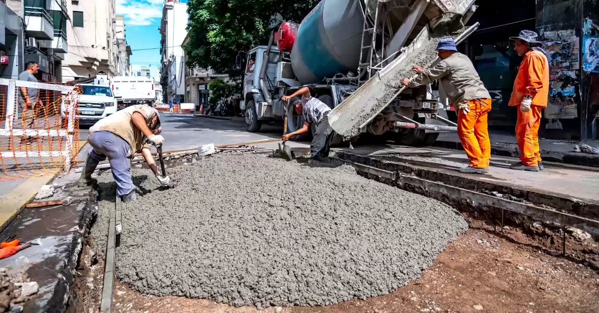 Rosario: comienza la reconstrucción de la quinta cuadra de calle Santa Fe y habrá corte total