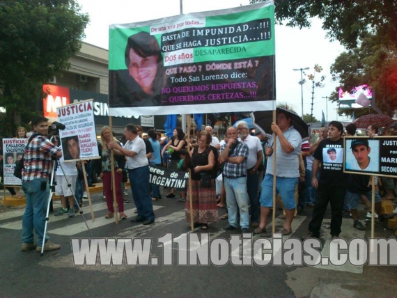 Caso Perassi: Todas las voces pidieron justicia por Paula en una nueva marcha