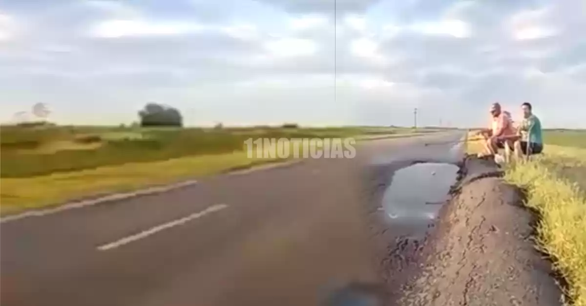 Video: Camioneros se filmaron pescando en la ruta 32 y se hicieron virales