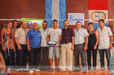 En la tercera Fiesta del Deporte, Pillud fue declarado deportista destacado de Bermúdez