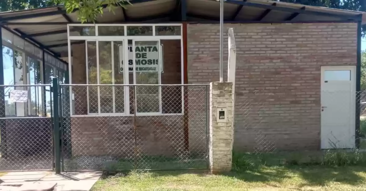 Ricardone destinará más de 8 millones de pesos a la reparación de la planta de agua potable