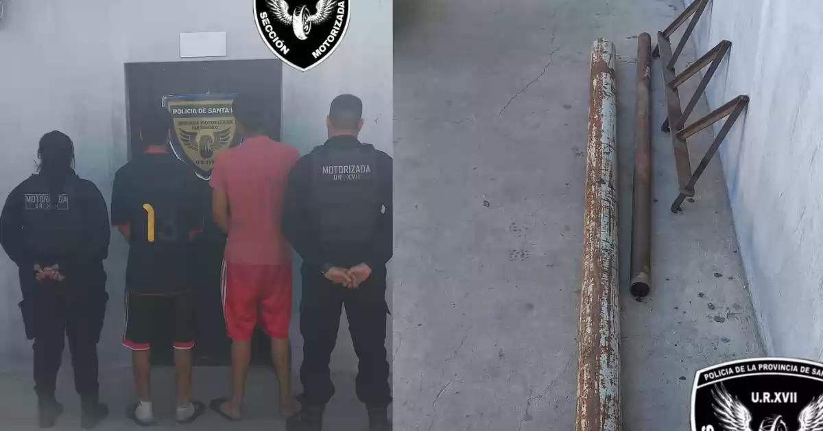 Dos jóvenes robaron en Parques y Paseos de la Municipalidad de San Lorenzo 