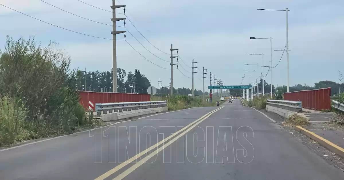 Encontraron un cuerpo sin vida en un puente sobre el Arroyo San Lorenzo