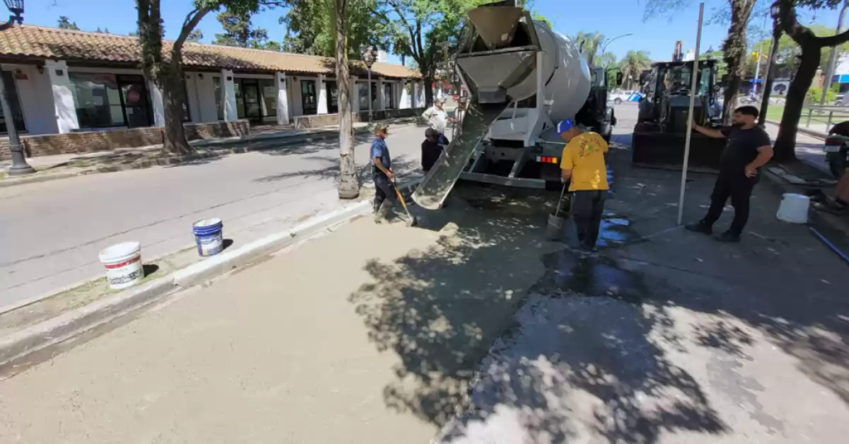 Se ejecuta en San Lorenzo un programa de reparación de calles en la ciudad