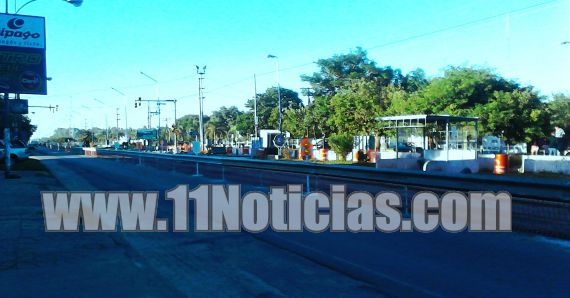 Capitán Bermúdez: importante reducción de calzada en Avenida San Lorenzo