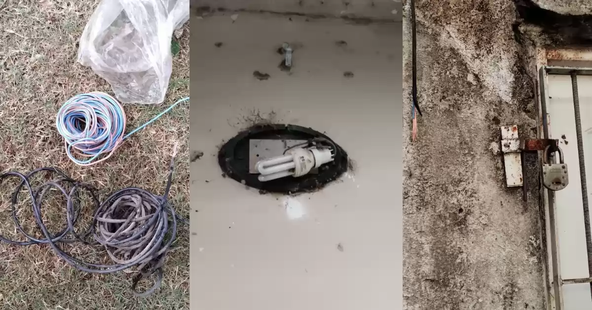 Robaron y destrozaron las instalaciones del Estadio Municipal de Beltrán