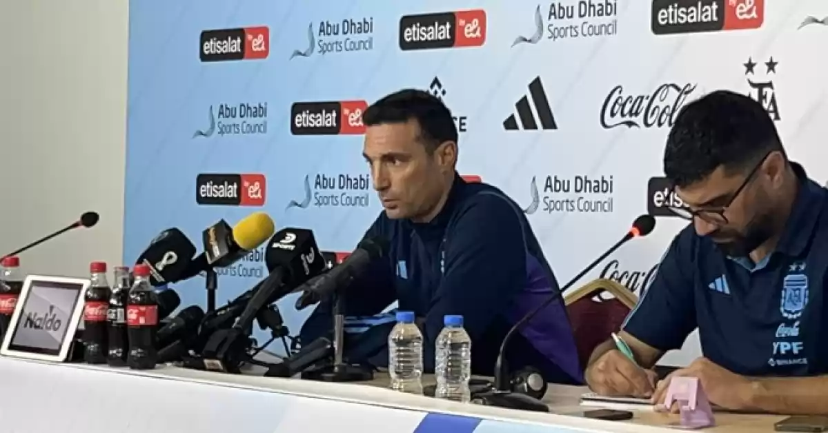 Scaloni dijo que “no se tomará ningún riesgo” en el amistoso de mañana 