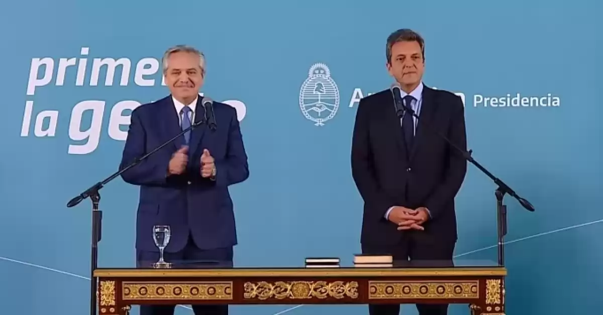 Sergio Massa juró como ministro de Economía