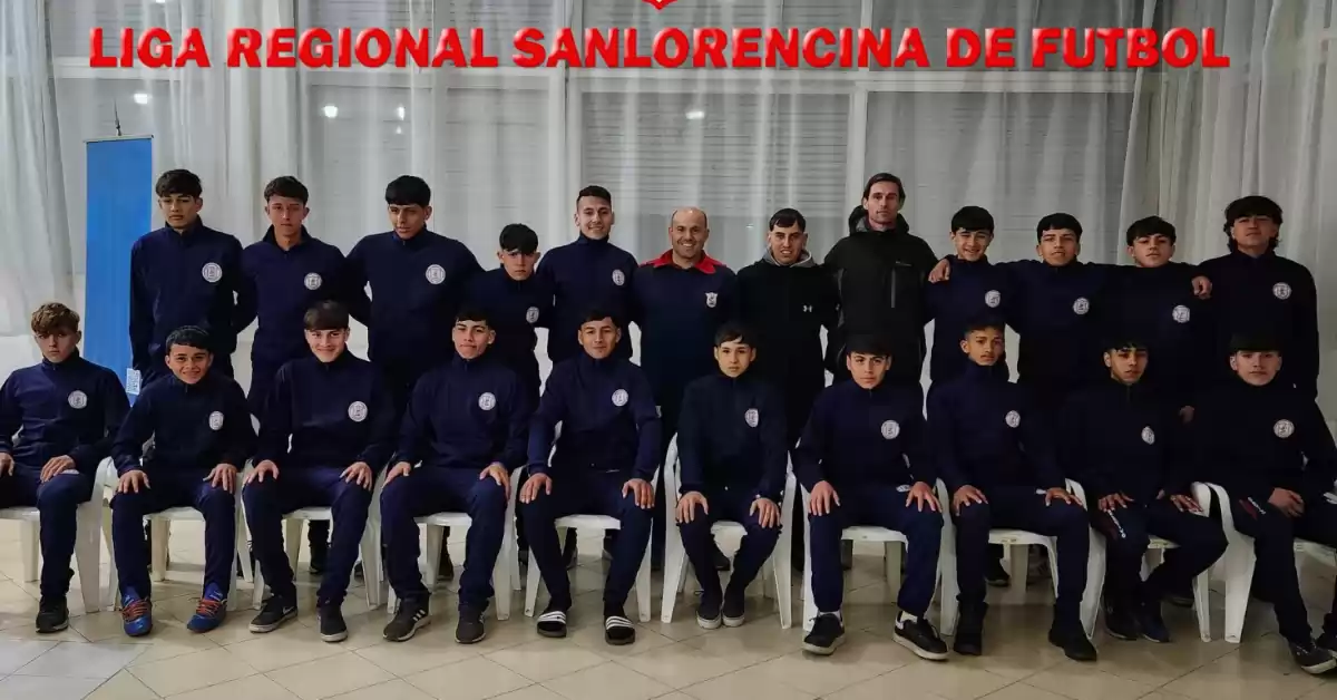 El Sub 15 de la Liga Sanlorencina viajó a El Trébol para competir en el selectivo de ligas