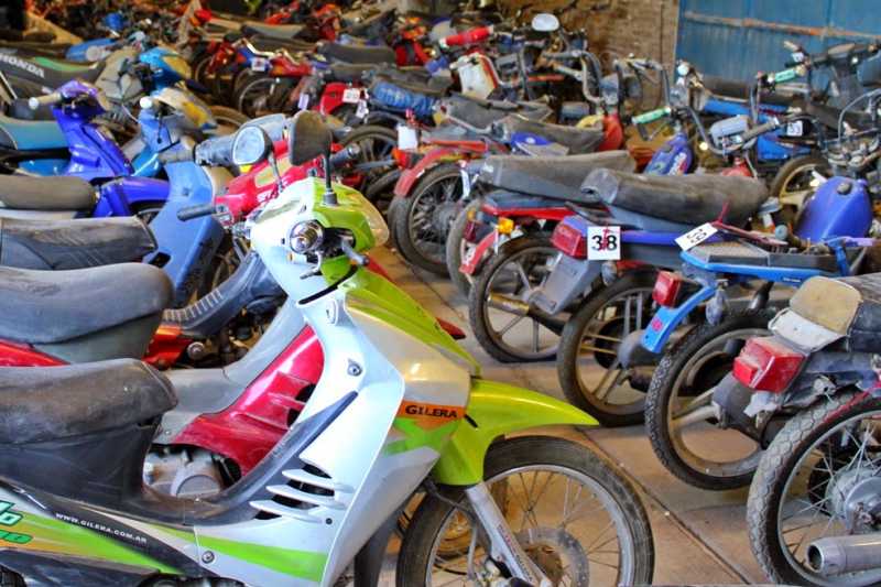 La Municipalidad de San Lorenzo subastará 134 motovehículos