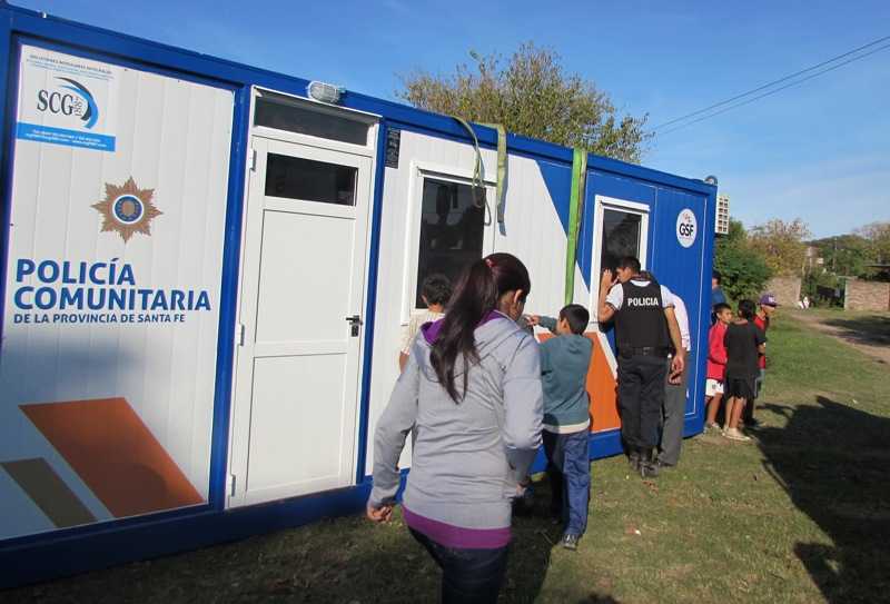 Balearon el trailer de la Policía Comunitaria a pocas horas de ser instalado