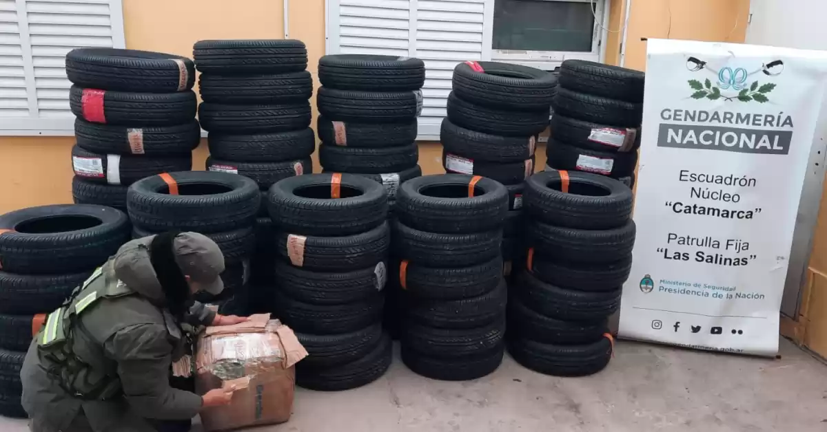 Secuestraron más de 100 neumáticos de contrabando en controles viales