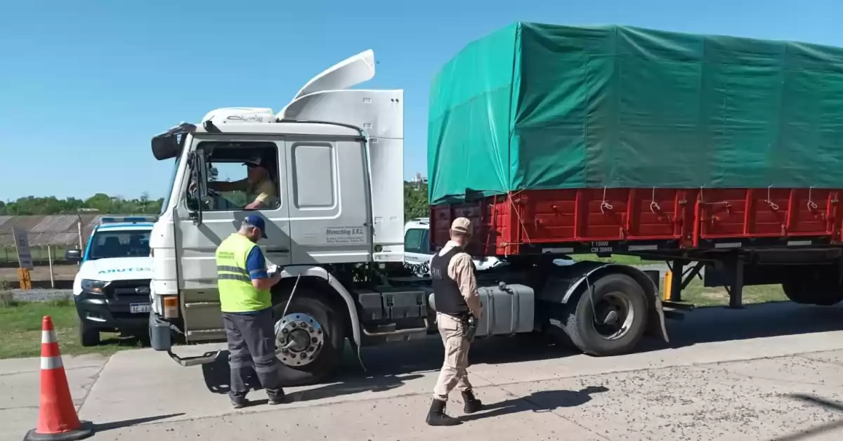 Más de 134 mil controles al transporte en Córdoba, Santa Fe y Entre Ríos