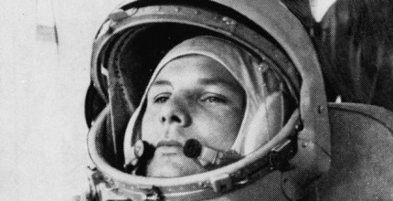 Gagarin, el primer hombre en viajar al espacio.