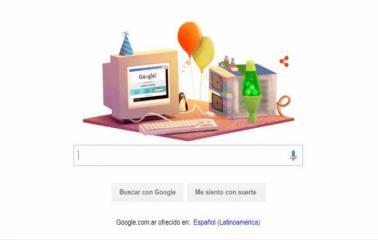 Google festeja su 17° aniversario