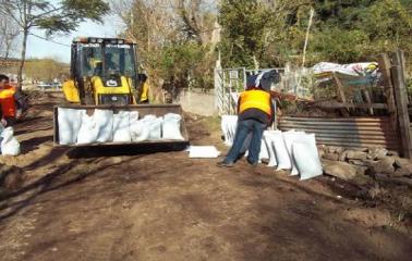 En Bermúdez ya toman medidas por la crecida del Paraná