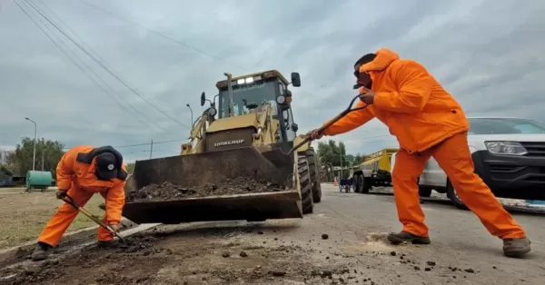 San Lorenzo: arrancaron las obras de reasfaltado de 32 cuadras en 7 barrios  de la ciudad