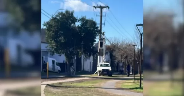 Corte de energía afecta un sector de Capitán Bermúdez por una falla en un cable subterráneo
