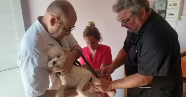 San Lorenzo: comienza la campaña de vacunación antirrábica y desparasitación con una jornada en el Parador Turístico