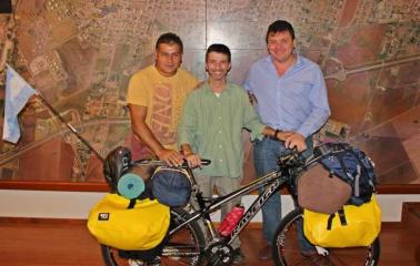 Un Sanlorencino recorrerá Sudamérica en bicicleta