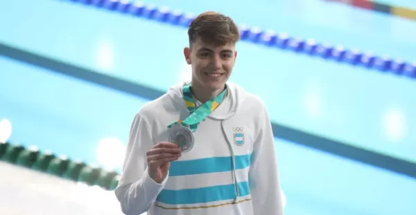 El argentino Ulises Saravia brilló en Asunción y consiguió el oro en 100 metros espalda