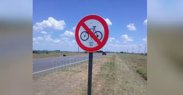 Malestar y preocupación por la prohibición de ciclistas en ruta 18S camino Aldao