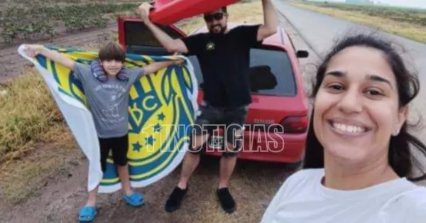 Familia de Timbúes encontró un Kayak en ruta a Córdoba y busca devolverlo a su dueño