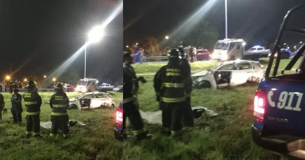 Puerto San Martín: Accidente fatal en Autopista Rosario Santa Fe