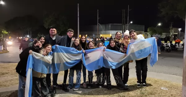 Festejos en Rosario y la región tras el triunfo de Argentina en la Copa América