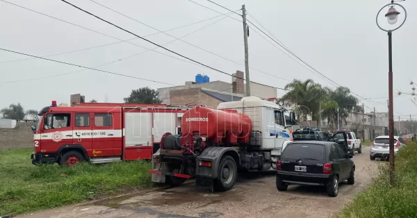 Un cortocircuito provocó un incendio en una vivienda de Fray Luis Beltrán 