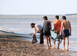 Grupo de canotaje realizó una jornada de limpieza en “La Reserva”