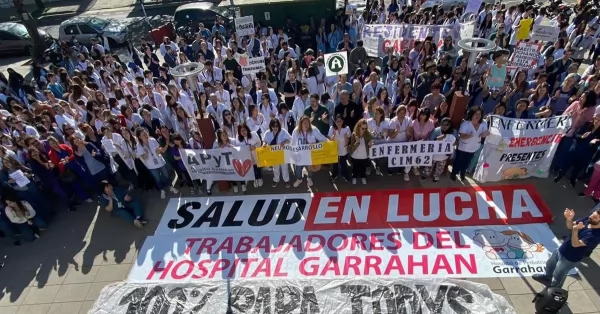 Trabajadores del Hospital Garrahan iniciaron un paro total por 48 horas