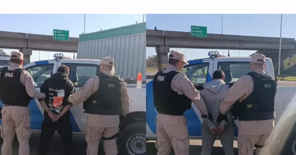 Dos detenidos por robar cables haciendo un pozo con baldes en el intercambiador de San Lorenzo