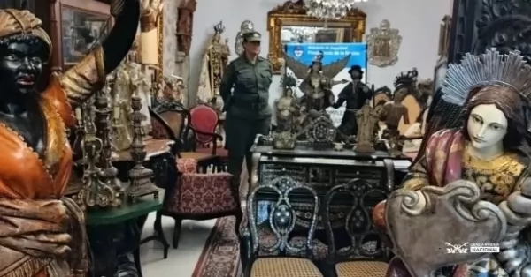 Rescataron piezas históricas que eran comercializadas ilegalmente en Córdoba