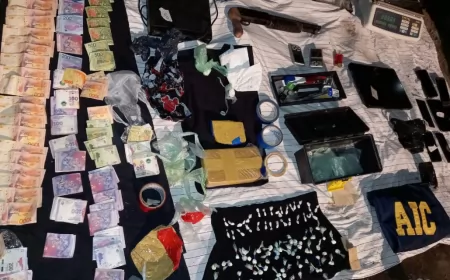 Funes: Secuestran armas y cocaína en un allanamiento de la AIC