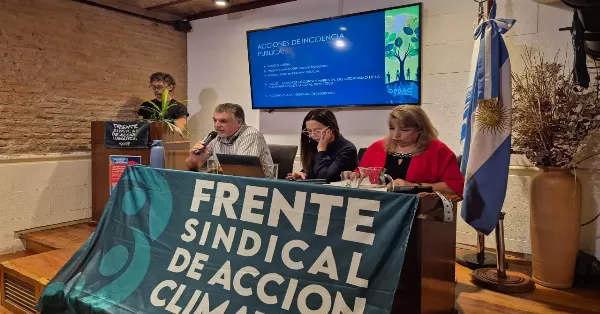 El Frente Sindical de Acción Climática realizó su balance anual 2024 y presentó las acciones y propuestas para el año 2025