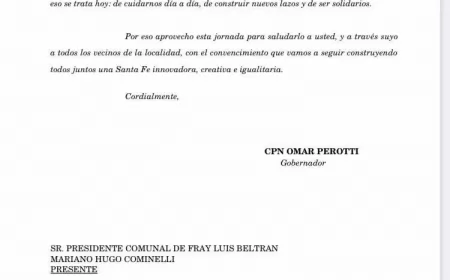 Error de Perotti al tratar de comuna a Fray Luis Beltrán en su aniversario
