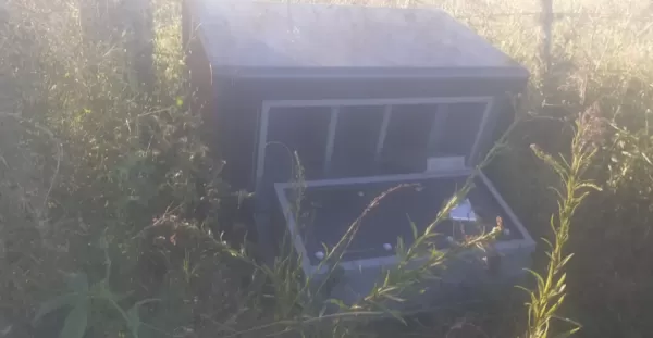 Una caja fuerte fue encontrada en zona rural entre Luis Palacios y Ricardone