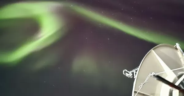 Aparecieron Auroras Australes en la Base Belgrano II en la Antártida Argentina