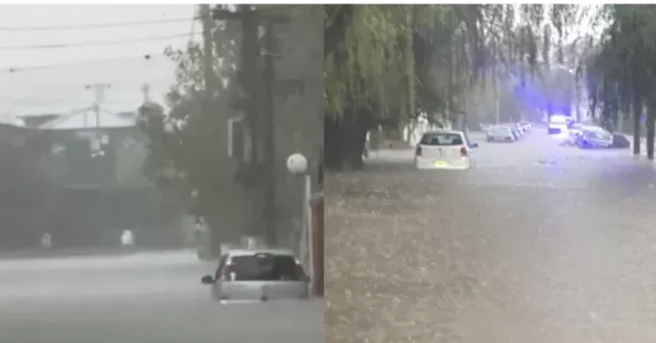 Temporal: Diluvió en Zárate y provocó inundaciones
