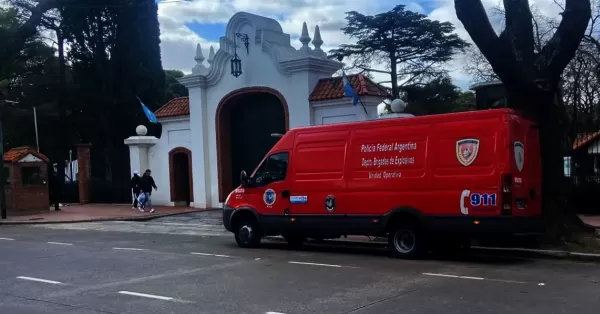 Amenaza de bomba en la Quinta de Olivos: operativo de la Policía Federal arrojó resultado negativo