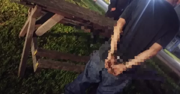 Robó una mesa de madera de un kiosco en Beltrán y fue detenido